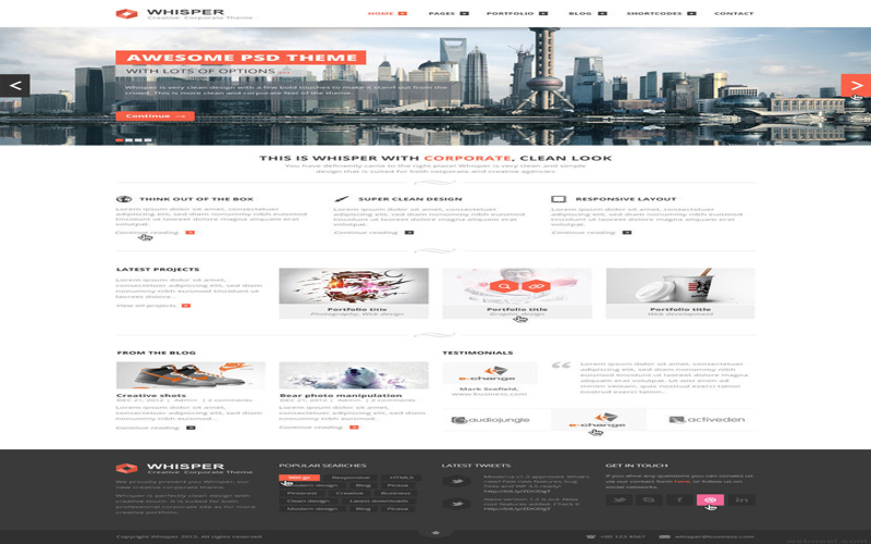 A modern and professional web design layout showcasing a business homepage with intuitive navigation, vibrant colors, and engaging visual elements.