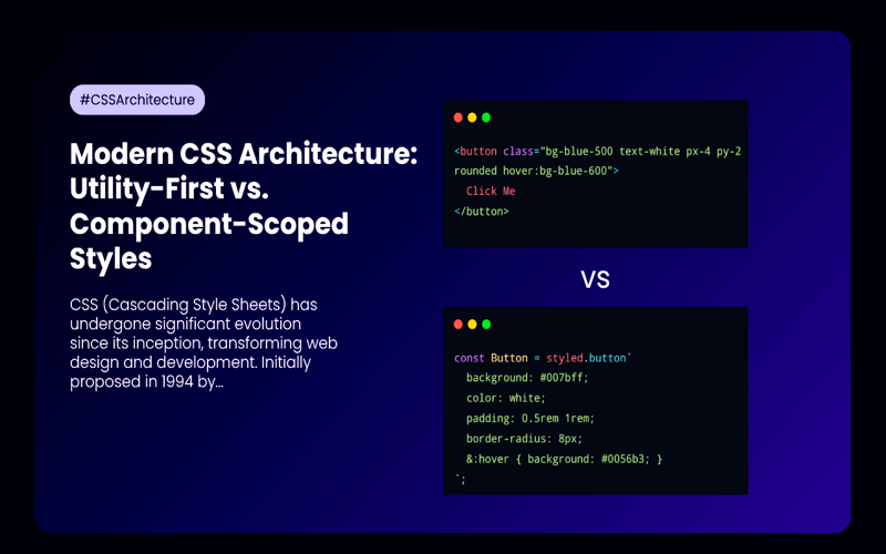 Illustration comparing Tailwind CSS and Bootstrap frameworks highlighting their features and differences in web development.
