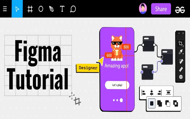 A vibrant digital collage representing top web design tools with logos and features of Figma, Adobe XD, Sketch, Canva, InVision, Webflow, Marvel, Affinity Designer, Zeplin, and UXPin.